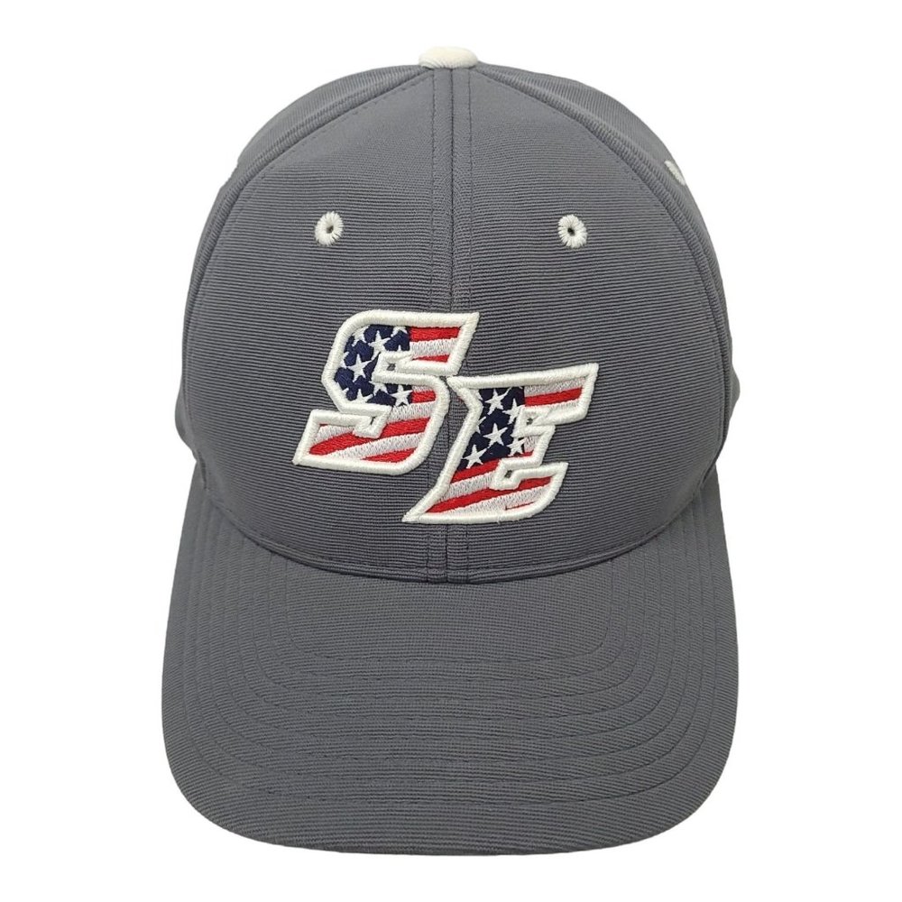 Marucci SE Patch Baseball Fitted L/XL Gray Cap Trucker Flexfit Hat Embroidered